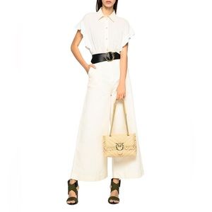 Pinko Ercolino Ruffle Sleeve Jumpsuit